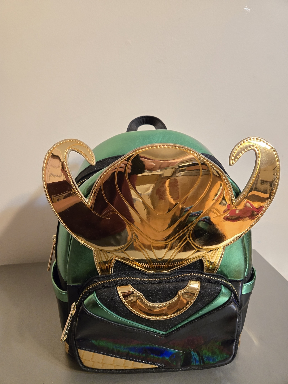Loungefly Marvel Metallic Loki Mini Backpack